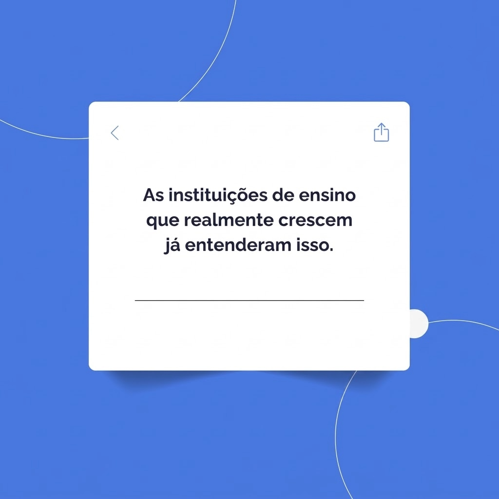 Por que a “caixa de ferramentas” está custando o futuro da sua escola?